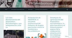 Desktop Screenshot of proantibioticos.com