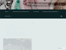 Tablet Screenshot of proantibioticos.com